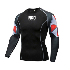 ชุดกีฬากันผดผื่นปรับแต่งได้สำหรับผู้ชายแขนยาวสวมใส่สบายระบายอากาศได้ดีมีขนาดและดีไซน์ให้เลือก - Product Image 5