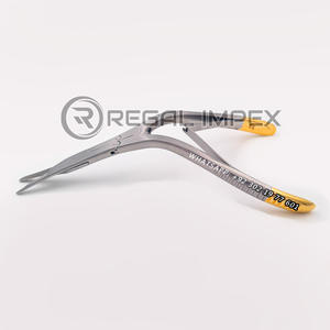 กรรไกรตัดจมูกแบบมีฟันเลื่อย แคปแลน 20 ซม. ผลิตจากเหล็กกล้าไร้สนิมเกรดผ่าตัดเยอรมัน ใช้แรงมือ  รับผลิตแบบ OEM พร้อมติดแบรนด์ - Product Image 4