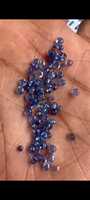 Perles lisses en saphir bleu de Birmanie naturel, très demandées, 2-4 mm, saphir non chauffé, traitement Hon, pierres précieuses en vrac, perles percées