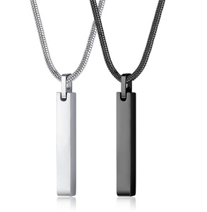 Fábrica India Unisex Cruz Collar de acero inoxidable Cruz Collar Cadena Plata Cruz Collar Cadena de cuerda - Product Image 2