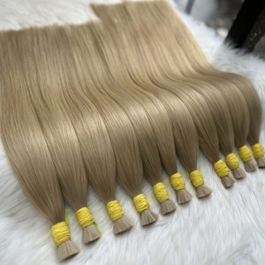 Precio de fábrica Extensiones de cabello humano vietnamita recto natural alineado con cutícula de un solo donante Colores calientes crudos - Product Image 4