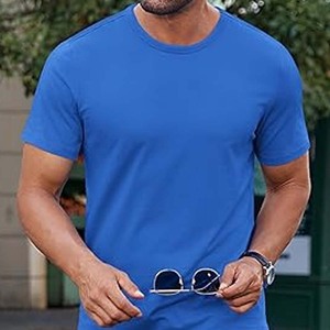 T-shirt en jersey léger pour homme adulte, 100 % coton/polyester, respirant et à séchage rapide - Product Image 1