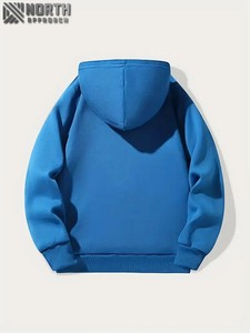 Sudaderas con capucha de Invierno en Blanco personalizadas para venta al por mayor-Impresión digital Estilo sólido de moda Compras al por mayor de hombres de alta calidad - Product Image 2