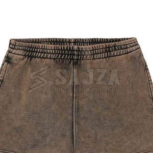 Short délavé à l'acide pour femmes à prix durable qui combine le meilleur design et un ajustement confortable pour la vente en ligne - Product Image 6
