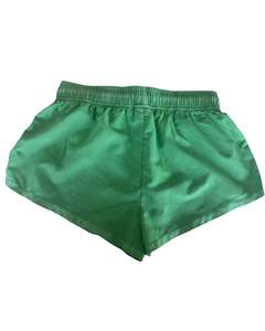 Shorts de course pour femmes à taille haute vert avec cordon de serrage, shorts d'entraînement actifs à séchage rapide pour la salle de sport, le fitness et les vêtements de sport d'été - Product Image 5