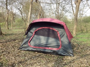 Tienda grande de lujo 2022 para 5-6 personas, poste de aluminio de tela de poliéster impermeable de alta calidad para viajes familiares al aire libre, Camping - Product Image 5