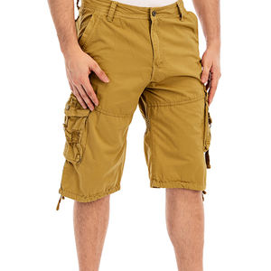Pantalones cortos Cargo para hombre de color sólido 2025 con logotipo personalizado impreso, precio al por mayor, nuevos pantalones cortos Cargo de venta en Pakistán, diseño con servicio OEM - Product Image 2