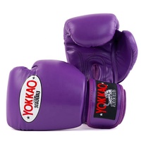 Gants de boxe en cuir de vachette sur mesure de qualité supérieure Yakkao&Twins, gants de compétition professionnels pour l'entraînement au Muay Thai