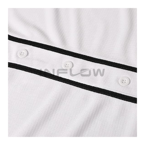 Maillots de baseball et softball personnalisés à motif d'équipe pour hommes et adultes, respirants, antibactériens à séchage rapide, 100% polyester - Product Image 6