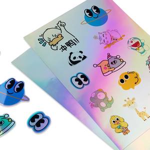 Feuilles magnétiques holographiques imprimables flexibles 8,5" x 11" Papier photo magnétique avec vinyle pour imprimante jet d'encre - Product Image 2