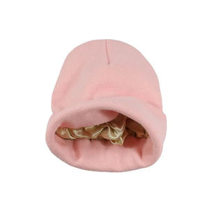 Bonnets en laine mélangée épais imprimés avec logo de créateur Bonnets en coton léger et polyester recyclé imperméable pour l'hiver et l'automne - Product Image 4