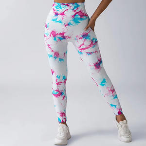 Leggings imprimés de yoga en cours d'exécution taille haute à sublimation de créateur personnalisé vente en gros de leggings d'entraînement décontractés pour femmes - Product Image 6