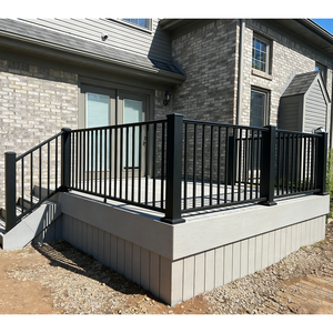 Sistema di Ringhiere <span class=keywords><strong>in</strong></span> Lega di Alluminio e Acciaio Inossidabile Personalizzabile per Balconi, Terrazze e Patio, Facile Installazione - Product Image 2