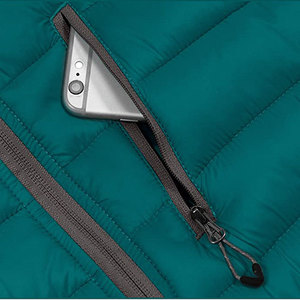 Nueva llegada popular tela mujeres Puffer chaqueta venta al por mayor precio barato Oem servicio transpirable Puffer chaqueta mujeres - Product Image 6