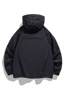 Chaquetas de hombre fáciles de llevar, altas exigencias, precio al por mayor, chaquetas de hombre de marca personalizada, la mejor chaqueta cortavientos de fabricación para hombre - Product Image 2