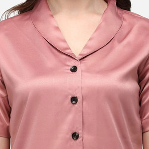 Soft Cotton Breathable <b>Lounge</b> Set Comfortable Relaxed Fit Premium Quality Daily Comfort <b>Women</b> <b>Sleeping</b> Suit - Product Image 5