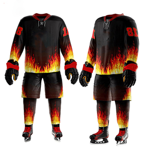 Ensemble d'équipement de hockey professionnel pour adultes 2025, équipement d'entraînement le plus vendu, 100% polyester, couleurs personnalisées, haute qualité, prix de gros - Product Image 2
