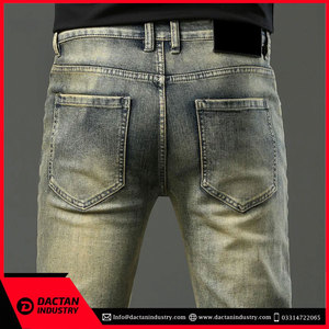 Pantalon en denim nouveau style à la mode fabricant pakistanais pantalon en jean slim personnalisé à la mode pour hommes - Product Image 4