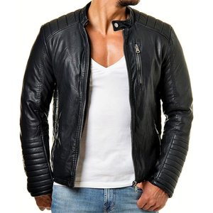 Chaqueta de cuero de imitación para hombre chaquetas de carreras de motos ropa de moda tallas grandes ropa para niños - Product Image 1
