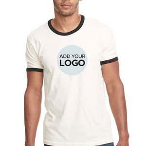 T-shirt à col rond personnalisé pour homme, 100% coton biologique, manches courtes, coupe ample, tissu Bella Canvas - Product Image 1