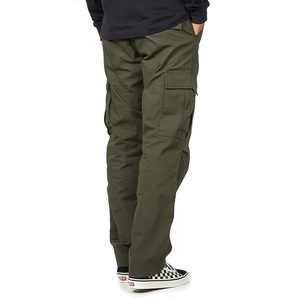 2022 El Pantalón cargo multibolsillo más popular para hombres 100% algodón-lona con diferentes diseños. - Product Image 2