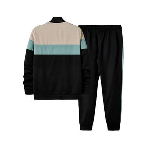 Ensemble de survêtement de jogging de haute qualité en jersey et polyester avec logo personnalisé pour homme - Product Image 2