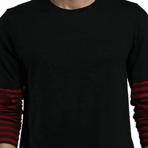 Custom Full Sleeve Men's <b>T</b>-<b>Shirt</b> with Plain Blank Design Long <b>Ringer</b> and OEM Printing Custom Logo Printed Training <b>T</b>-<b>Shirt</b> - Product Image 5