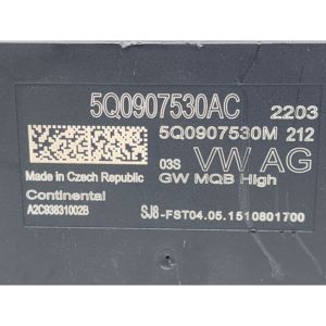 UNIDAD DE CONTROL DE ACCESOS VOLKSWAGEN Golf 7 Sedán 5Q0907530AC CLHA Diésel 1598 (12>) - Product Image 3