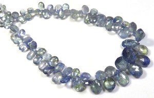 ลูกปัดลูกแพร์ tanzanite ธรรมชาติธรรมชาติ5-11มม. 9เกลียวอัญมณีหลวมเป็นแรงบันดาลใจในการทำเครื่องประดับอัญมณีแอฟริกัน - Product Image 6