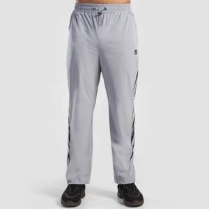 2.0 Dual Stripe Man <b>Trousers</b> <b>Elastic</b> <b>Waist</b> Casual 100% Cotton Zippers Decoration XL Size Light Woolen Baggy Pants Colored Wash - Product Image 2