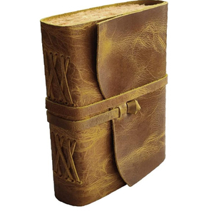 Cổ Điển A5 Da Tạp Chí Hàng Ngày Notepad Phác Thảo Cuốn Sách Thư Pháp Tạp Chí Deckle Cạnh Chủ Đề May Bìa Cứng Máy Tính Xách Tay - Product Image 1