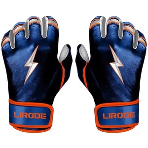 Gants de frappe de qualité supérieure, personnalisés, professionnels, à manchette courte, pour hommes, softball et baseball, en cuir véritable - Product Image 6