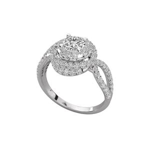 Anillo de Compromiso para Mujer, Precio de Fábrica, Plata de Ley 925, Chapado en Oro de 14K, Corte Brillante, Certificado IGI, Diamante VVS, Anillo de Bodas - Product Image 2