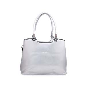 Elegant <b>Silver</b> Formal Arm Bag P35874 <b>Handbag</b> for Special Occasions - Product Image 3