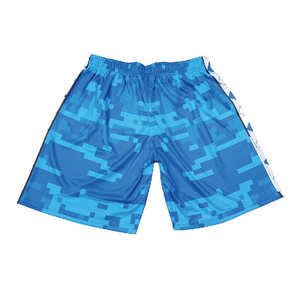 Shorts de basket-ball athlétiques pour hommes en toile, respirants, à devant uni, personnalisables, faible MOQ, vente en gros, fournisseur - Product Image 5