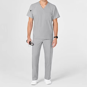New Style Hospital <b>Scrubs</b> <b>Sets</b> Nurse Uniform <b>Scrubs</b> Men Hospital Uniforms high quality material - Product Image 2