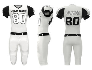 Uniformes de Fútbol Americano Transpirables al por Mayor, Tallas Grandes, Alta Calidad, Manga Corta, Estilo Único, Hechos en Pakistán para Uso Deportivo - Product Image 6