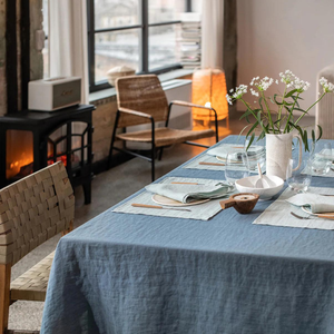 Ensemble de napperons de cuisine sous-verre coton lin broderie Pad plat tasse à café tapis de table décor à la maison OEM - Product Image 4