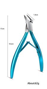 Outil de préparation des ongles pince à cuticules professionnel en acier inoxydable de haute qualité sans gâchis coupe-ongles peau morte outil de manucure - Product Image 6