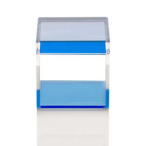 Caja de almacenamiento acrílica con marco de Metal dorado con Base de madera para exhibición, caja de artículos de decoración para el hogar, barata y asequible - Product Image 4