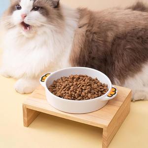 Premium quality wooden <b>cat</b> <b>bowl</b> holder adjustable wood stand for pet feeding <b>bowls</b> with cheapest price - Product Image 5