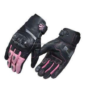 Unisex Racing <b>Gloves</b> Microfiber Non-Slip Carbon Fiber Protective Shell Anti-Abrasion Reflective Strip <b>Touchscreen</b> Compatible - Product Image 1