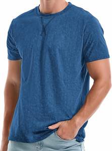 Respirant course t-shirts entraînement Gym entraînement Sport équipage Fitness T-shirt Logo personnalisé coton Polyester hommes T-Shirts - Product Image 6