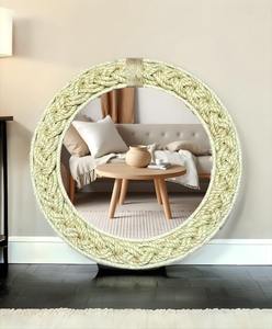 Miroir mural en verre artisanal au design industriel moderne, couleurs personnalisées écologiques pour une utilisation décorative - Product Image 1