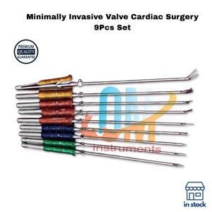 Ensemble d'instruments de chirurgie cardiaque manuelle minimalement invasive certifiés CE ISO, qualité supérieure, 9 pièces, instruments chirurgicaux de qualité médicale - Product Image 4