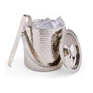 Cubo de Hielo de Doble Pared de Metal Dorado, Enfriador de Botellas, Estilo Moderno y Lujoso, Personalizable para Hoteles, Restaurantes, Uso en Mesa - Product Image 2