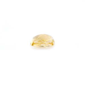 Piedra Preciosa Natural de Citrino Amarillo, 7.65 Quilates, Corte Ovalado Facetado, Tamaño Personalizable, con Reverso Plano, Efectos Ópticos Calibrados - Product Image 3