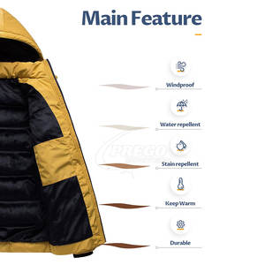 Veste matelassée de qualité supérieure à la vente chaude, chaude, confortable pour l'hiver, veste matelassée pour homme en vente en ligne - Product Image 5