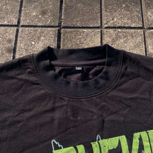 Streetwear Hip Hop graphique surdimensionné pour hommes personnalisés 100% coton coupe ample impression numérique sérigraphie anti-rides - Product Image 6