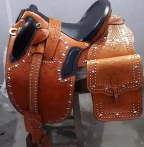 ADEEFA, sillín de doma de Barco australiano hecho a mano, cuero indio marrón Premium, tamaño personalizado, tallado a pedido - Product Image 1